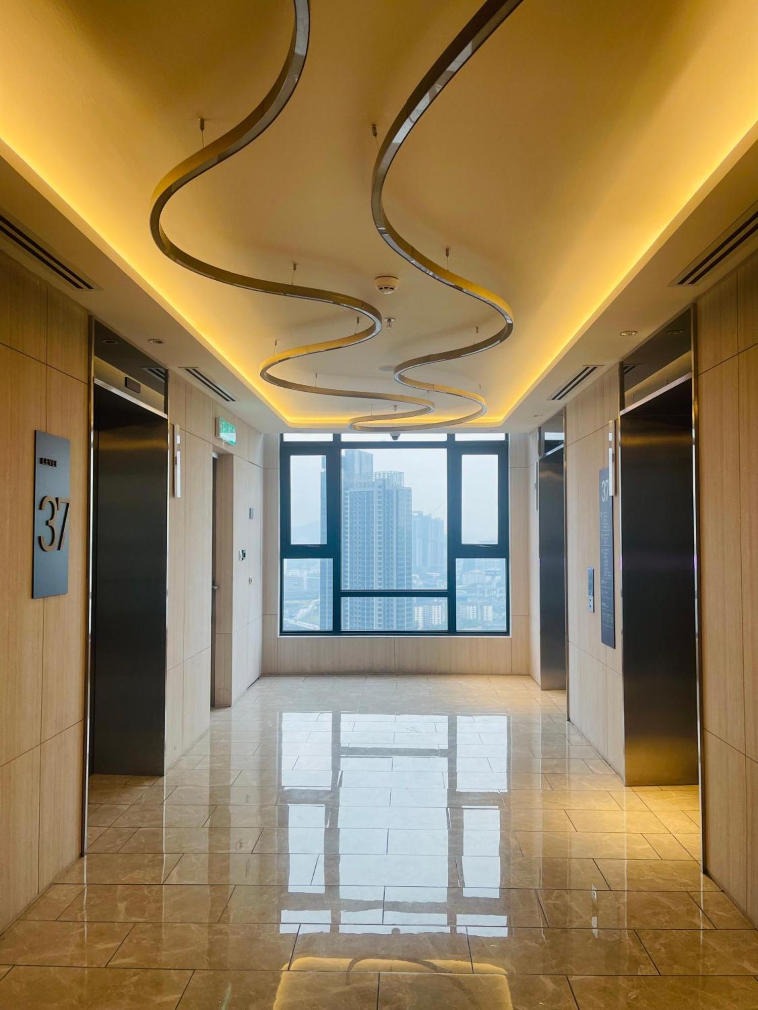 Appartamento Axon Infinity Pool Kl Kuala Lumpur Esterno foto